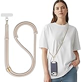 SURDOCA 3-In-1 Phone Lanyard for Crossbody, Neck & Wrist, Adjustable Anti Theft Phone Strap with Tether Tab & Loop Strap - Universal for Most Smartphones, Camera, Key - Travel Essentials