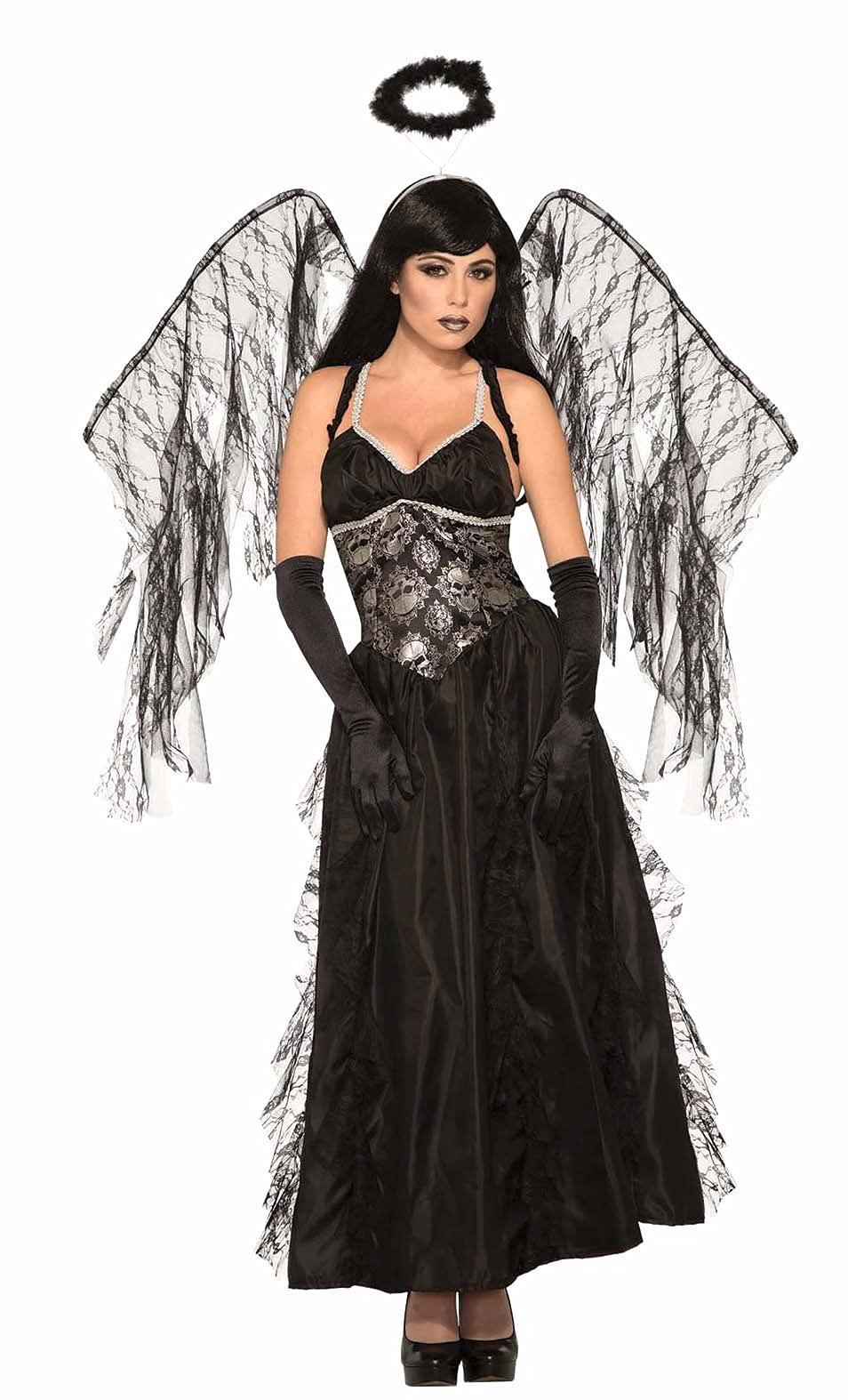 Forum Novelties AC80415 Fallen Angel Costume, Women, Black, Medium
