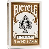 Bicycle Rider Back Gold Deck