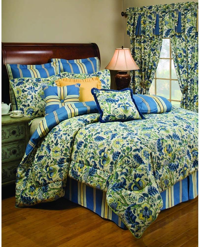 WAVERLY Imperial Dress Porcelain Queen Comforter Set