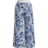 RoseSeek Girl's Camo Sweatpants Elastic High Waist Baggy Sweatpants Wide Leg Pants Trousers Joggers Trendy