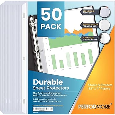 Amazon Best Sellers: Best Binder Sheets, Card & Photo Sleeves