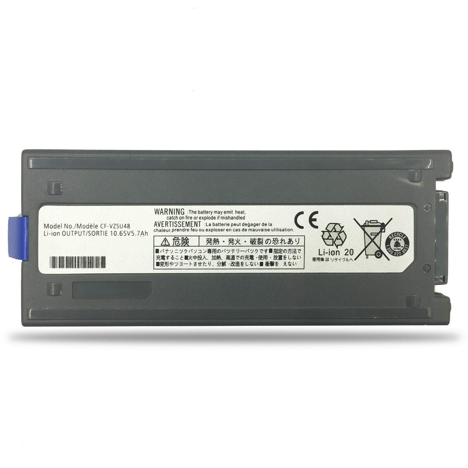 ASKC 10.65V 58Wh CF-VZSU48 CF-19 Laptop Battery for Panasonic Toughbook CF19 CF-19 CF-VZSU28 CF-VZSU48R CF-VZSU48U CF-VZSU50 CF-VZSU58U