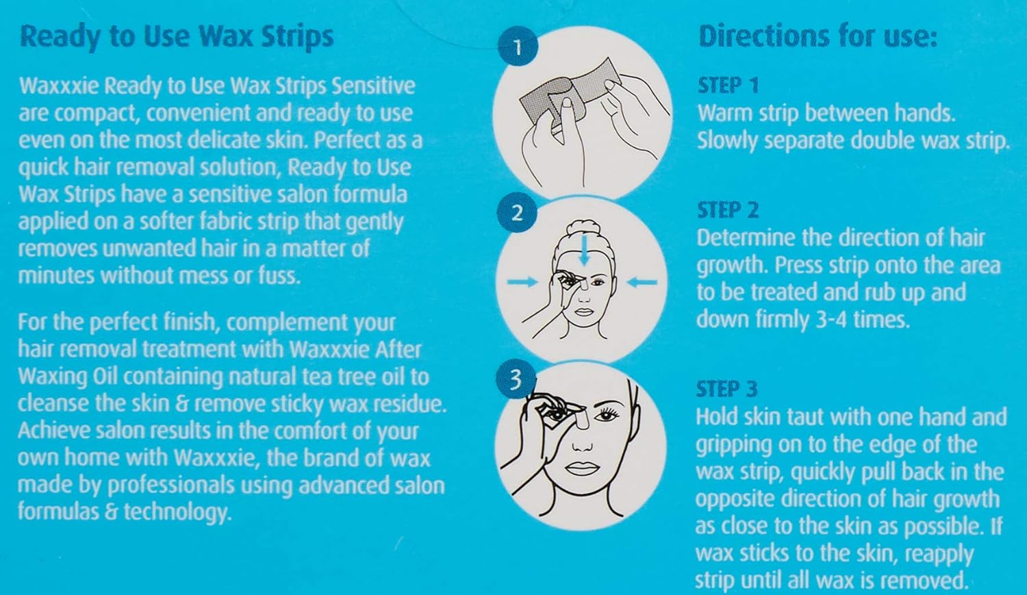 Amazon Com Waxing Strips Ready To Use Wax Strips For Face