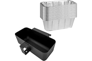 WAITCOOK Rear Grease Catcher with 20-Pack Disposable Grease Cup Liners for Blackstone Griddle,for Blackstone Flat Top Grill Rear Grease Cup/Drip Pan Liners Accessoriess