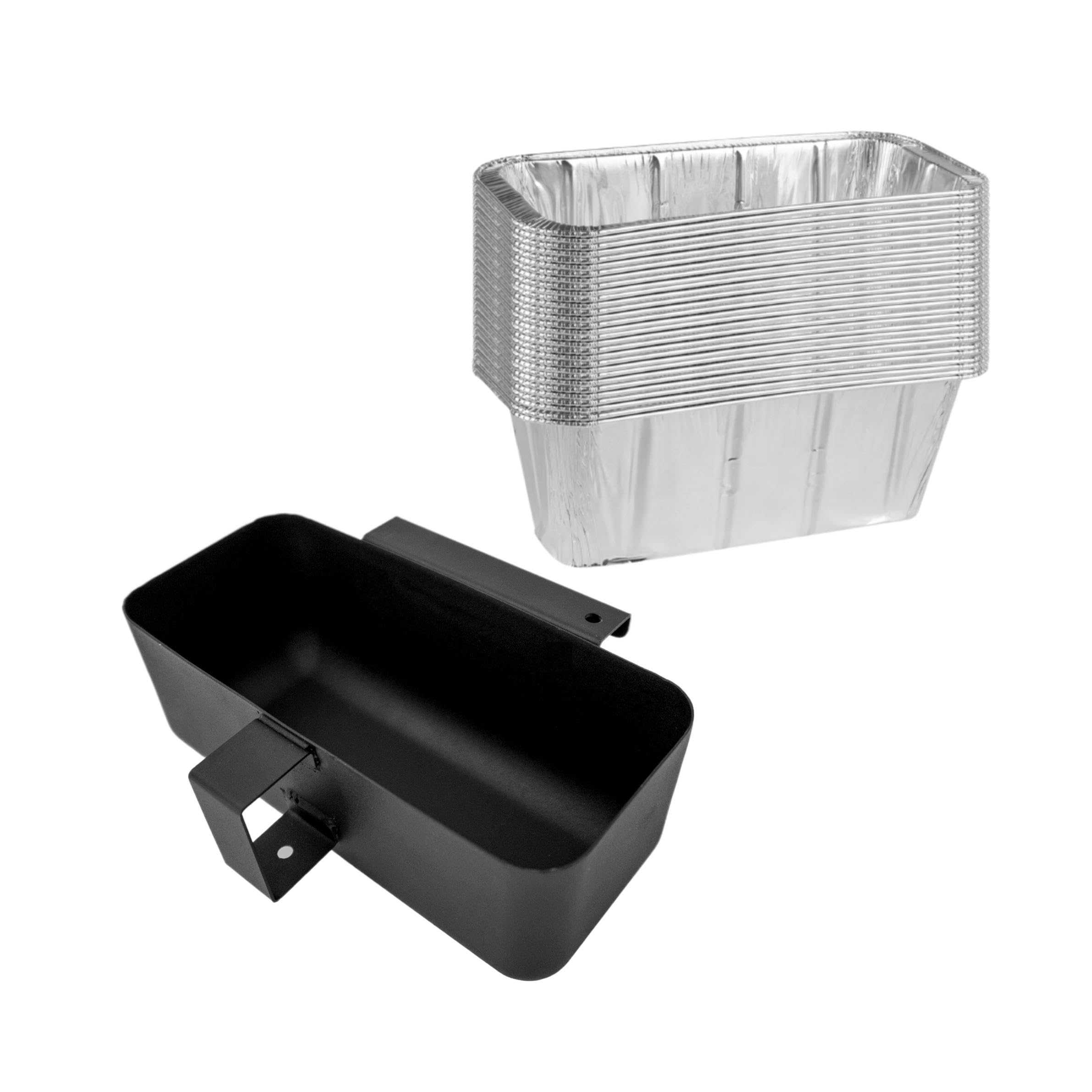 Photo 1 of Rear Grease Catcher with 20-Pack Disposable Grease Cup Liners for Blackstone Griddle,for Blackstone Flat Top Grill Rear Grease Cup/Drip Pan Liners Accessoriess