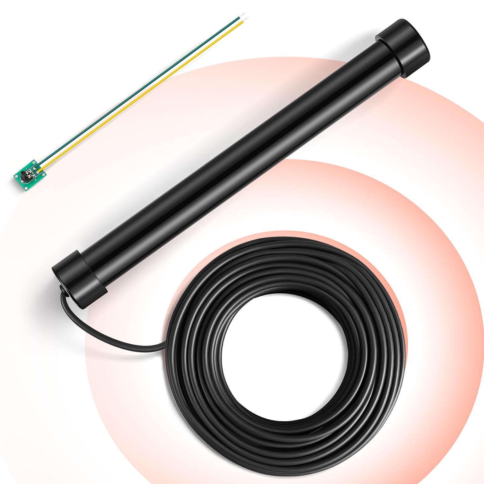 Photo 1 of Moonshan Universal Vehicle Exit Wand Sensor for Automatic Gate Opener 50FT Driveway Car Detector Compatible with Mighty Mule, Ghost Controls, liftMaster Vehicle Door Opening Systems