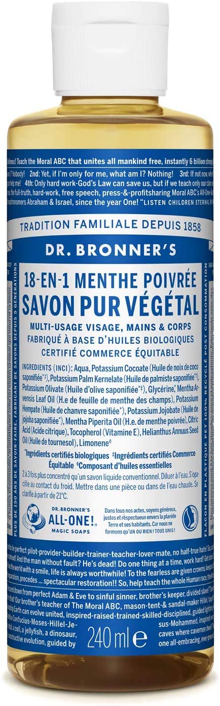 Dr. Bronner's Peppermint Liquid Soap