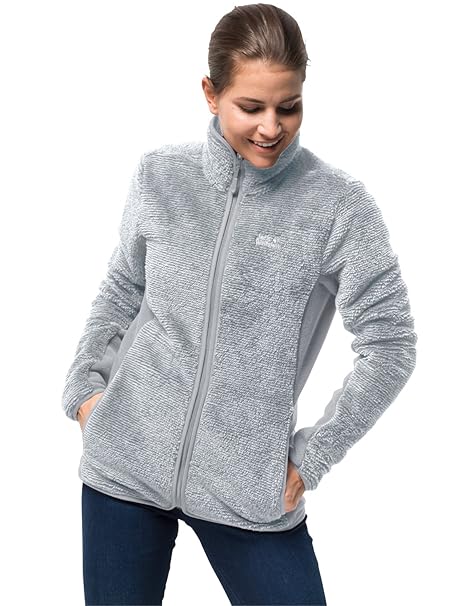Jack Wolfskin Damen Pine Leaf Jacket Women Fleecejacke Atmungsaktiv