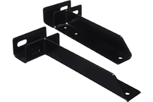 RealTruck BACKRACK Hardware Kit for use w/Standard Bed, Black, N | 30113 | Fits 1985-2005 Chevrolet S10/S15; 1998-2020 Nissan Frontier; 2004-2025 Nissan Titan; 1997-2004 Toyota Tacoma & Others