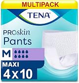 TENA Pants Maxi Medium 2500ml 10 Pack Incontinence Protection Multipack