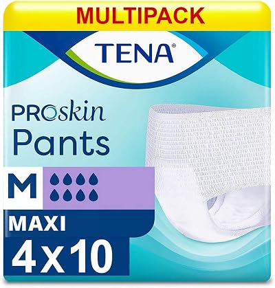 TENA Pants Maxi Medium 2500ml 10 Pack Incontinence Protection Multipack