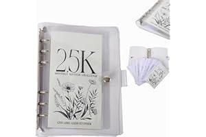 12-Month Envelopes Money Saving Challenge Binder, 5000 Money Saving Challenge Book, Monthly Money Saving Challenge Binder, Mo