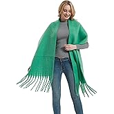 Wander Agio Winter Warm Scarf Long Pashmina Extra Large Shawls and Wraps for Women Large Blanket Scarves Solid