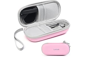 Luxtude Double Glasses Case Hard Shell, Double Eyeglass Case Dual Sunglasses Cases, Travel Sunglasses Organizer for Women Men