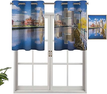Hiiiman Cortinas opacas con ojales Providence Rhode Island Riverfront