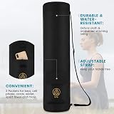 Gonex Yoga Mat Bag Full-Zip Water-Resistant Oxford 600D 2 Pockets view 2