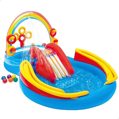 Intex Rainbow Ring Play Centre Brand Rainbow Shower Drain Valve 297 x 193 x 135