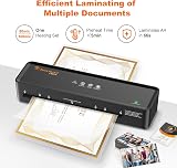Bonsaii A4 Laminator L421-A with 5 Sheets 80-100mic Portable ABS Jam Release view 3