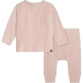 Modern Moments by Gerber baby-boys Velour 2-piece Drop Shoulder Top & Pant Set