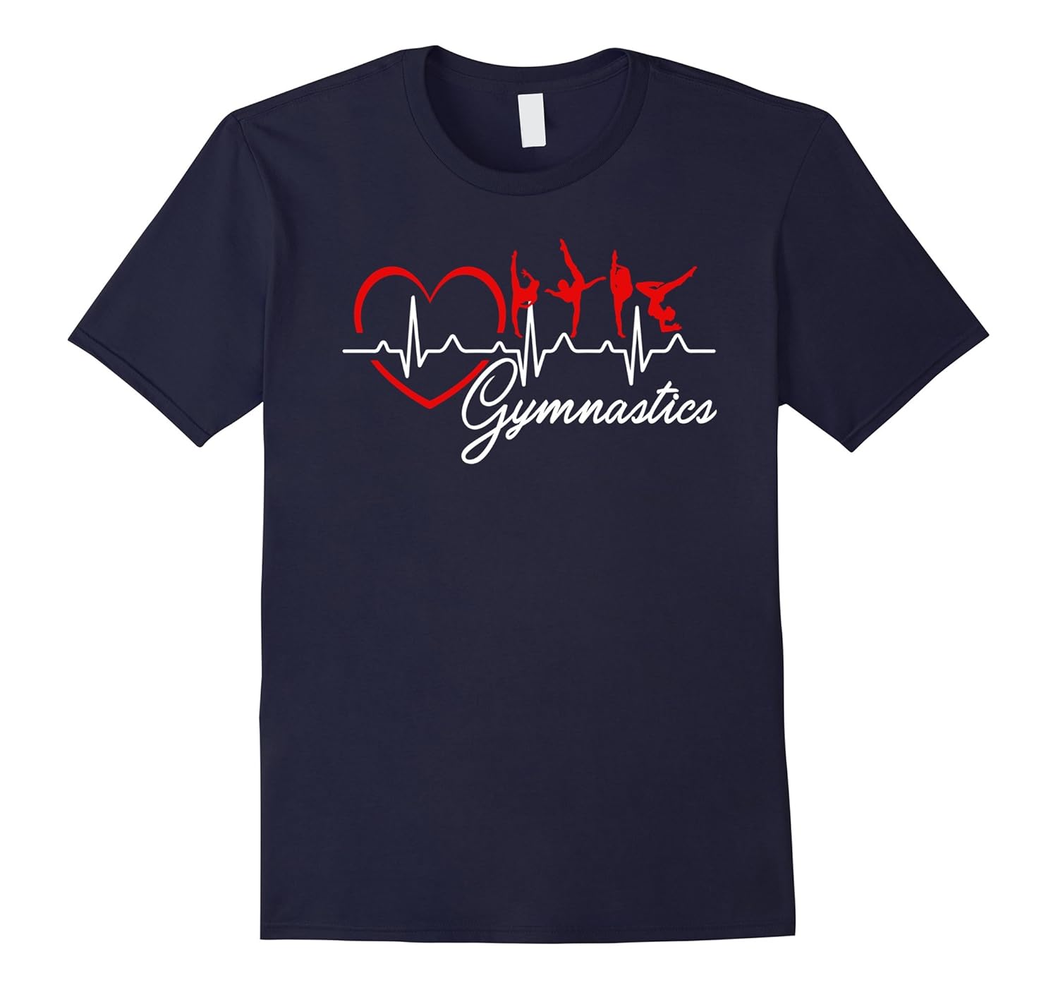 Gymnastics Shirts - Gymnastics Heartbeat T shirts-ANZ