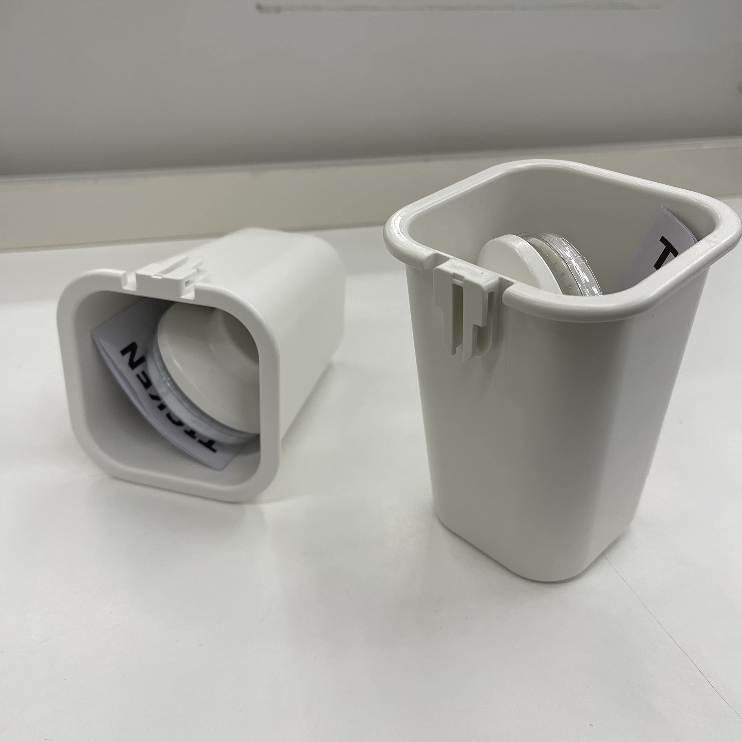 IKEA ASIA TISKEN Toothbrush Holder with Suction Cup White