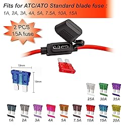 Gaoekoius 2 PCS 14 AWG Waterproof Heavy-Duty Inline