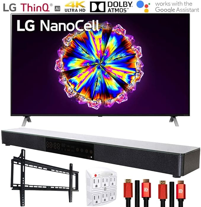 LG 55NANO90UNA 55" Nano 9 4K UHD TV AI ThinQ (2020) with Deco Gear
