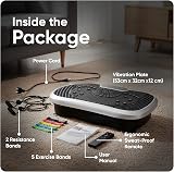 WeightWorld Vibration Plate Exercise Machine with Bluetooth Speaker 5 Programs view 7