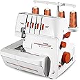Lumina Moda Serger Overlock Machine with 2-3-4 Stitch Capability, Heavy-Duty Metal Frame 1250 Stitches/Minute, Differential Feed, Free Arm & LED Light
