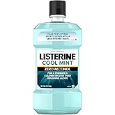 Listerine Cool Mint Alcohol Free Mouthwash, Oral Rinse to Kill 99.9% of Germs That Cause Bad Breath for Fresh Breath & Clean