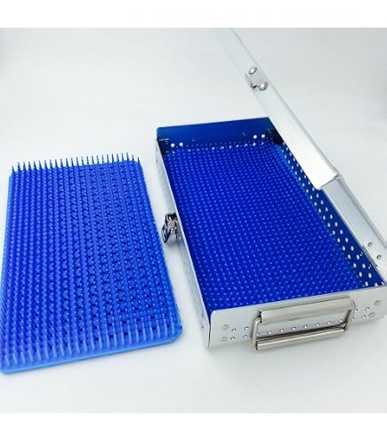 Stainless Steel Endoscope Sterilization Tray Box - 280mm*90mm*45mm Surgical Instrument Case