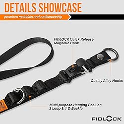 LIUGX Lanyard with FIDLOCK Quick Release Magnetic