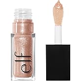 e.l.f. Glow Reviver Lip Oil Glimmer, Crystal Baller | High-Shine Tinted Lip Oil, Hydrating, Infused with Jojoba & Nourishing 