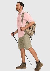 Men's Fishing Shirts with Zipper Pockets UPF