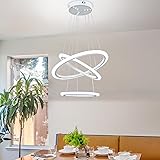 O'NEELDY Modern LED Chandeliers White Pendant Light