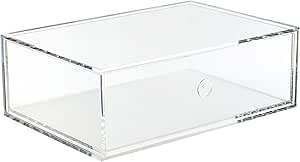 MUJI Caja de Almacenamiento, 1 Cajon, Acrílico, Semitransparente, L