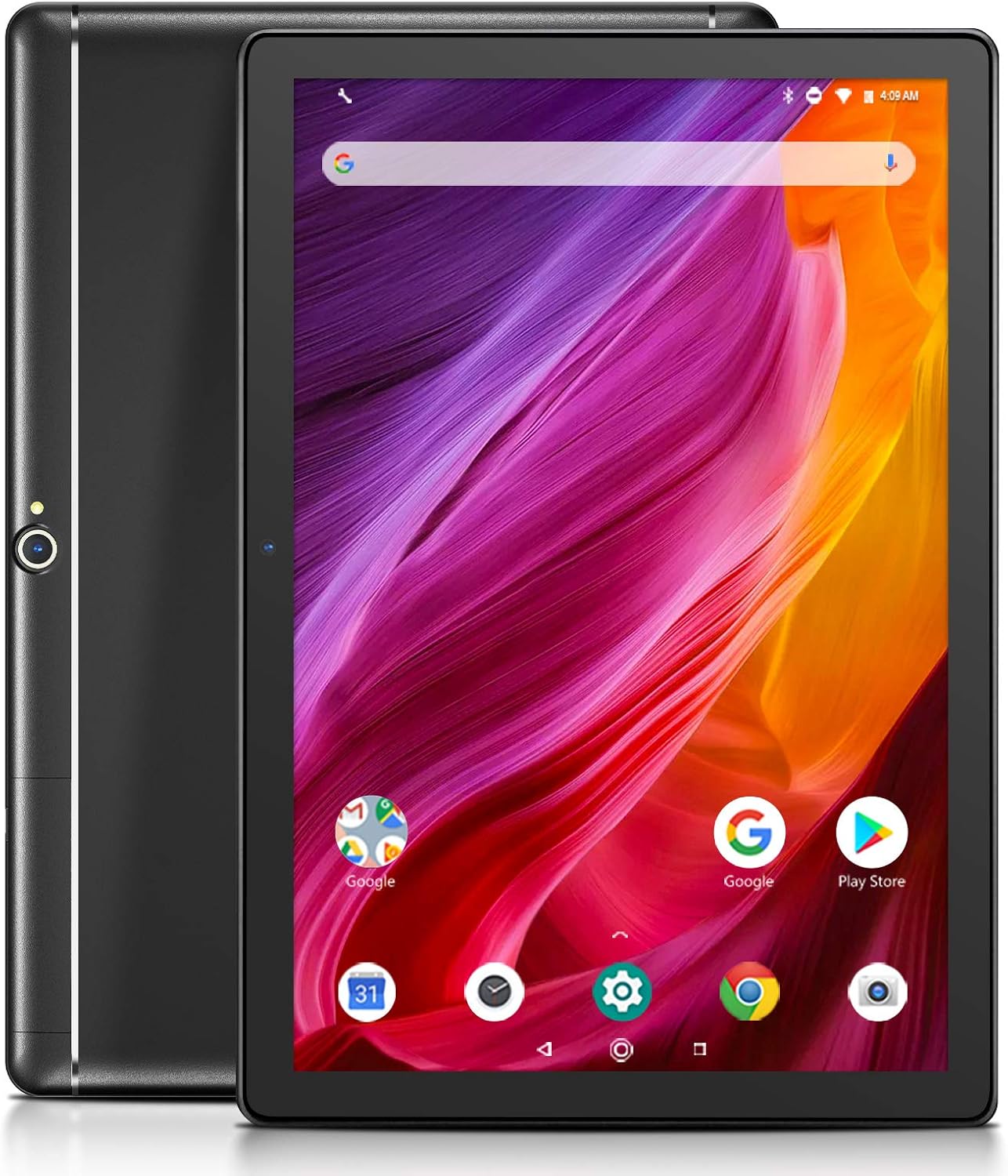 Dragon Touch K10 Tablet, 10 inch Android Tablet with 16 GB Quad Core Processor, 1280x800 IPS HD Display, Micro HDMI, GPS, FM, 5G WiFi, Black Metal Body : Computers & Accessories