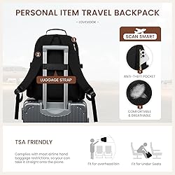 LOVEVOOK Laptop Backpack for Women with Pouch