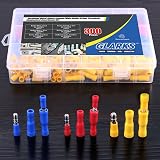 GLARKS 280pcs Assorted Insulated Quick Splice Bullet Connectors Male Female view 7
