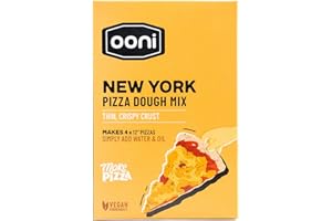 Ooni New York Style Pizza Dough Mix 25 oz (725g) - Makes 4 x 8.8 oz (250g) dough balls in 3 hours