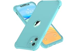 ORETECH for iPhone 11 Case, with[2 x Tempered Glass Screen Protector] 360° Full Body Shockproof Protection Rubber Silicone for iPhone 11-6.1''-Green