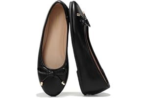 Project Cloud Ballet Flats Shoes for Women, Casual Womens Shoes Dressy w/Memory Foam Insole, for Mom Flats for Women Footwear, Womens Dresses Shoes (Ellison)