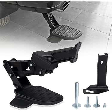 DPT Motorsports Class III Hitch Step Bar - 37 X 3.25 Inch, Chrome Steel, 2 Receiver, Tailgate Step