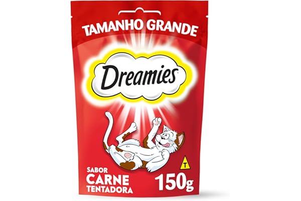 Dreamies Petisco Carne Tentadora Gatos Adultos 150G