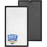 KJ350G Replacement Filter Compatible With TOSOT KJ350G Air Purifier, True HEPA and Activated Carbon Filter, 2 Pack