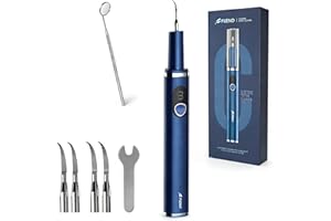 Bubbacare Ultrasonic Dental Care Device – High-Frequency Plaque & Tartar Control, 3 Adjustable Modes, Waterproof, USB Rechargeable, with Magnifying Mirror