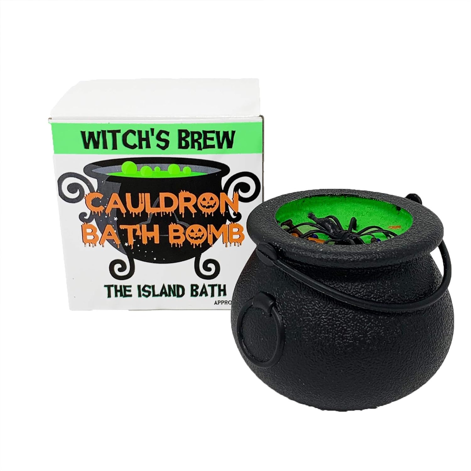 Halloween Cauldron Bath Bomb - Boo-Berry-Punch - Fizzes and Bubbles with Toy for Kids: Health & Personal Care