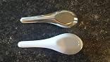 thumbnail image 2 of Zebra Thai Stainless Steel Rice & Soup Spoons - 12 Pack Asian Style Utensils (Silver) 2 of 12