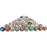 Assorted Multicolour Ceramic Drawers Knobs Door Cupboard Pulls